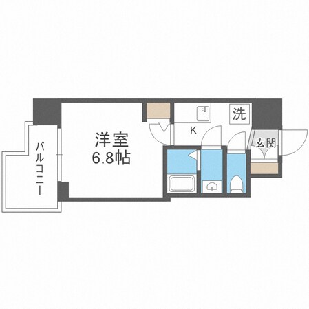 セレニテ難波プリエの物件間取画像